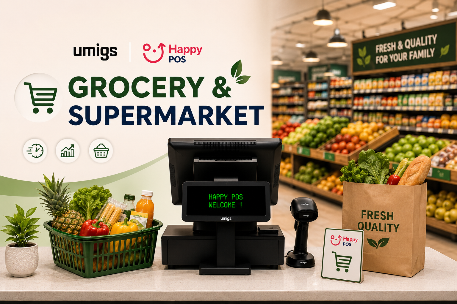 Grocery & Supermarket illustration