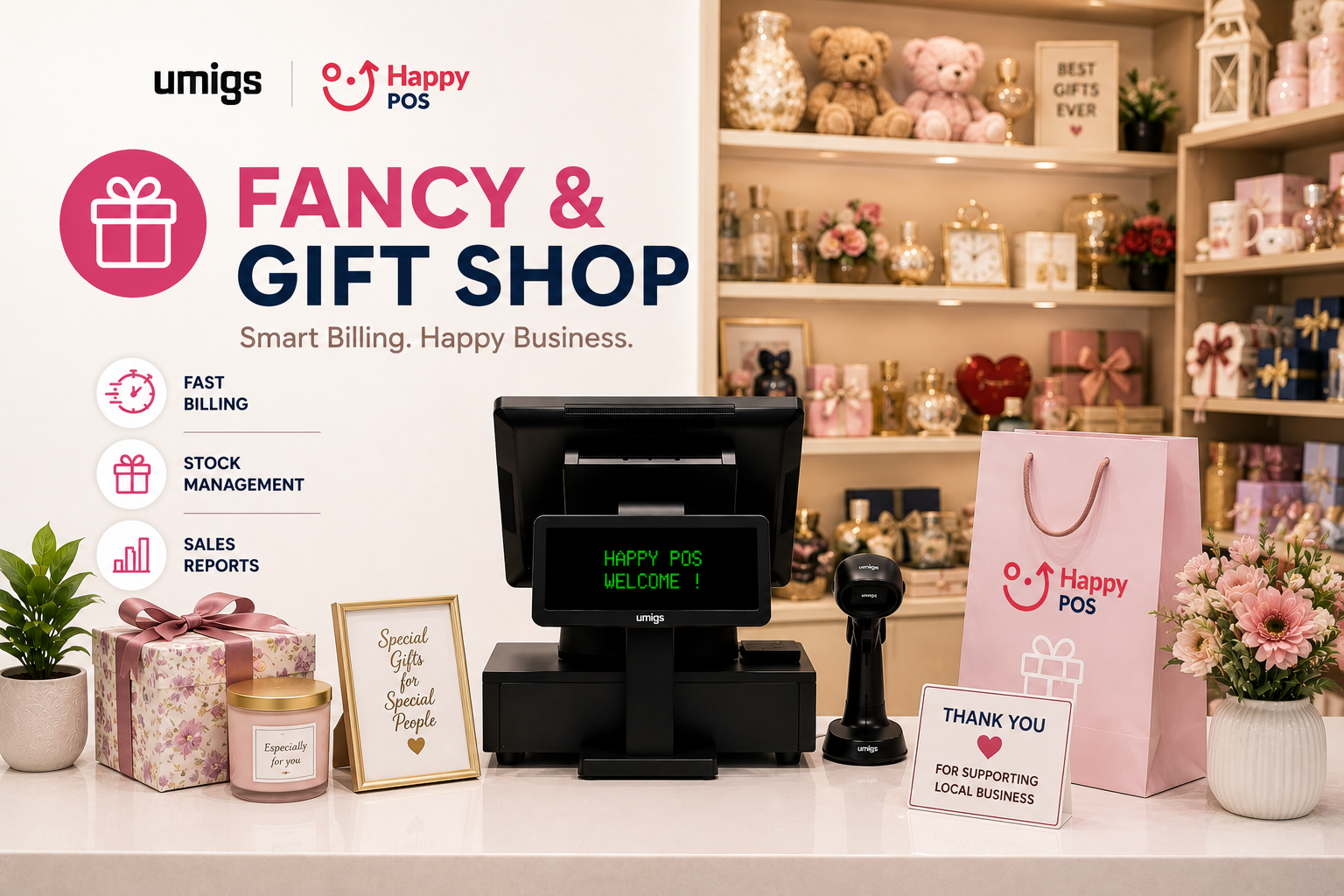 Fancy & Gift Shop illustration